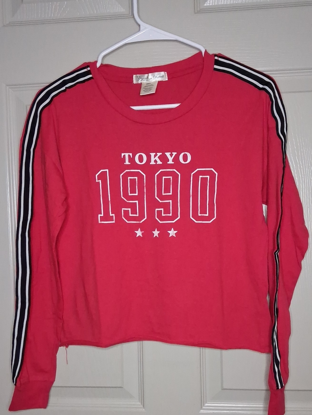Youth & Root Tokyo 1990 Red Long-Sleeve Tee
